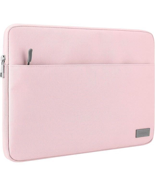 MoKo 9-11 Inch Tablet Sleeve Bag Carrying Case Fits New 11 inch iPad Air M3, iPad A16 2025, iPad Pro 11 M4/Air M2, iPad Air 5/4/3th, iPad 10/9/8/7th, Pink