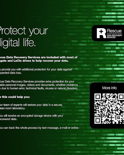 Seagate Portable 4TB External Hard Drive HDD – USB 3.0 for PC, Mac, Xbox, & PlayStation - 1-Year Rescue Service (SRD0NF1)