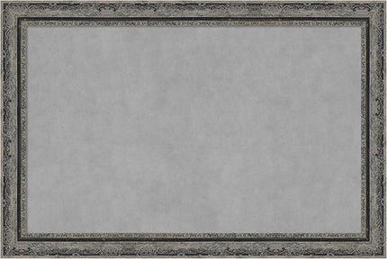 Amanti Art Black Framed Magnetic Board 24x36 Large Vision Board for use with Magnets, 100% Metal Sheet to Display Items as Office Decor or for Home Organization in mudroom, Kitchen or Kids Room