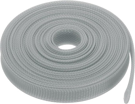 uxcell Expandable Sleeving,1 3/16-inch 25ft Cable Sleeve, Gray
