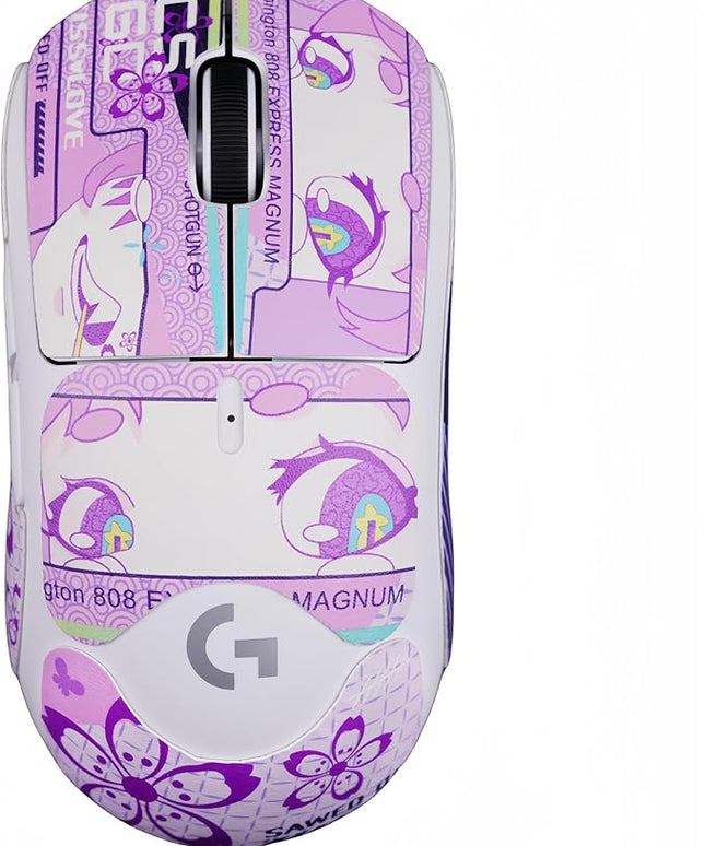 Mouse Grips Tape Full Coverage for Logitech G Pro X Superlight 1&2 Self-Adhesive, PreCut, Sweat-Resistant, Superlight Grips Professional Mice Upgrade Kit (PG-01, for G PRO X Superlight 1&2)