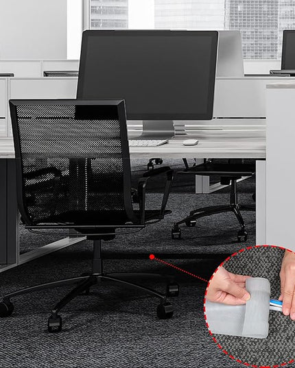 WILLBOND Carpet Cord Cover Cable Protector Floor Cover Cable Protector Management Only for Commercial Office Carpet(19.69 ft,Grey)
