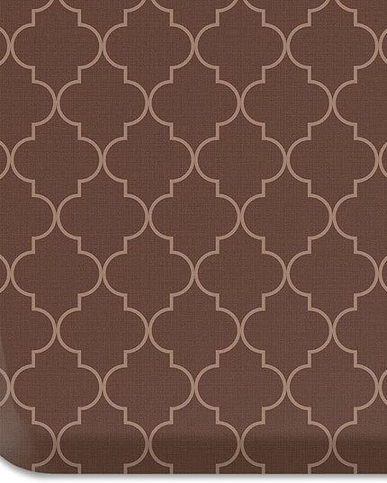 GelPro Elite Premier Anti-Fatigue Kitchen Comfort Floor Mat, 20x36", Lattice Java Stain Resistant Surface with therapeutic gel and energy-return foam for health & wellness