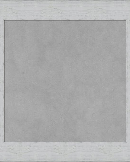 Amanti Art White Framed Magnetic Board 20x20 Small Vision Board for use with Magnets, 100% Metal Sheet to Display Items as Office Decor or for Home Organization in mudroom, Kitchen or Kids Room