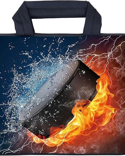 AMARY Chromebook case 11.6" 12" inch Laptop Handle Bag Neoprene Notebook Carrying Pouch Ultrabook Case Tablet Cover Fit Apple MacBook Air HP DELL Lenovo Asus Samsung (Hockey)
