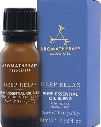 Aromatherapy Associates Deep Relax Pure Essential Oil Blend. Premium Undiluted Blend. Hand-Crafted with Vetivert, Chamomile and Sandalwood (0.33 fl oz)
