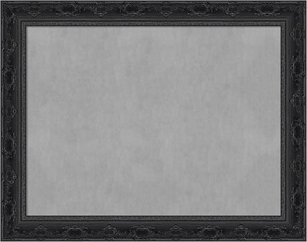 Amanti Art Black Framed Magnetic Board 22x28 Medium Vision Board for use with Magnets, 100% Metal Sheet to Display Items as Office Decor or for Home Organization in mudroom, Kitchen or Kids Room