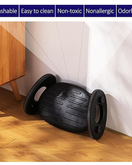 Under Desk Footrest – 4-Level Angle Adjustment & Active Rocker Feature, Durable ABS Foot Support, Anti-Slip Design, Ideal for Office, Home, Travel & Posture Correction