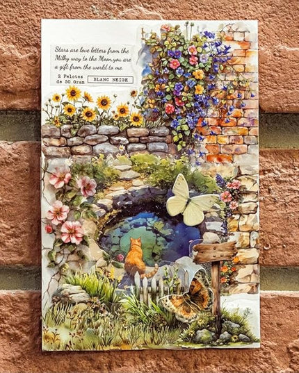 Nature Landscape Scrapbooking Sticker Set, 240 Pieces, 6 Themes Transparent PET Stickers for Journaling, Junk Journal Supplies, Planner, Collage, Bujo, Mixed Media, DIY Crafts Arts