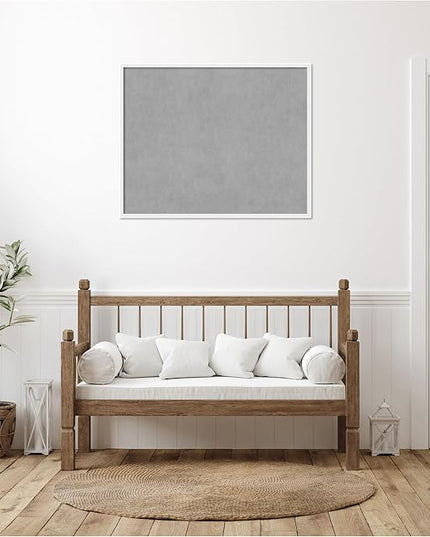 Amanti Art White Framed Magnetic Board 33x41 X-Large Vision Board for use with Magnets, 100% Metal Sheet to Display Items as Office Decor or for Home Organization in mudroom, Kitchen or Kids Room