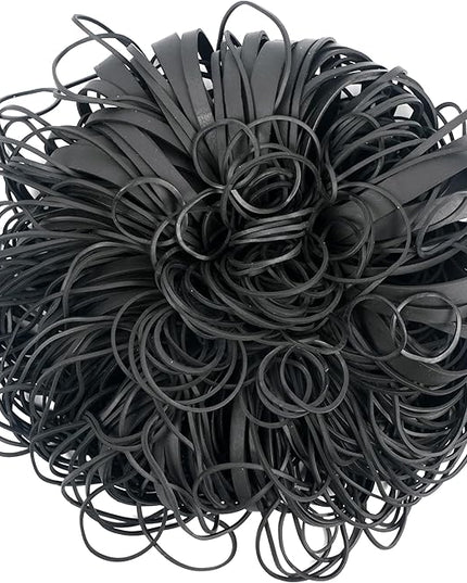 Rubber Bands Assorted Sizes Black Elastic Bands Tactical rubber bands for Office supplies 0.5lbs size10,size#16,size#33,size#64,size#84,size(4-4/5" x 1/16")