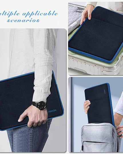 Hseok Laptop Case 13 Inch Sleeve Compatible with MacBook Air 13 M3 A3113 M2 A2681 M1 A2337 A2179 A1932/Pro 13 M2 M1 A2338 A2251 A2289 A2159 A1989 A1706 A1708, Classic Carry on Case,B02K03