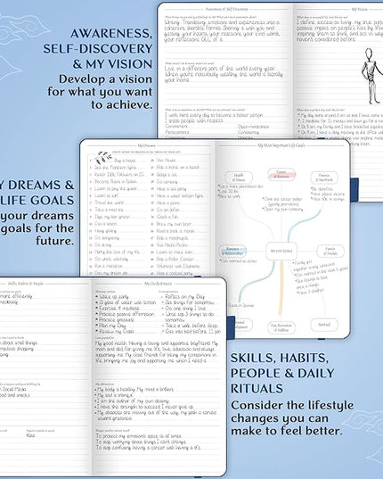 Legend Planner Hourly Schedule Edition – Deluxe Weekly & Daily Organizer with Time Slots. Time Management Appointment Book Journal for Work & Personal Life, Undated, A5 Hardcover – Blue Debossed