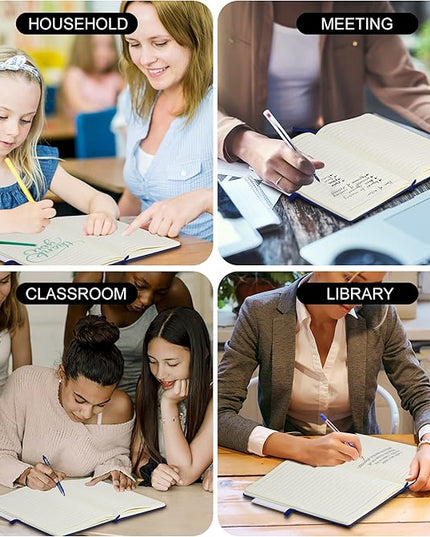 20 Pack Journals for Writing College Ruled Notebooks Journal in Bulk, Hardcover Notebooks (200Pages) for Note Talking, Lined Bullet Journals for Home School Office, 5.7"x8.4", Navy