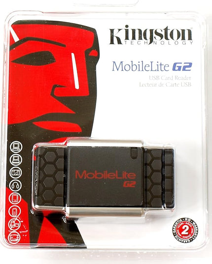 Kingston Flash Card Reader MobileLite G2 USB 2.0 Multi-Card Reader FCR-MLG2