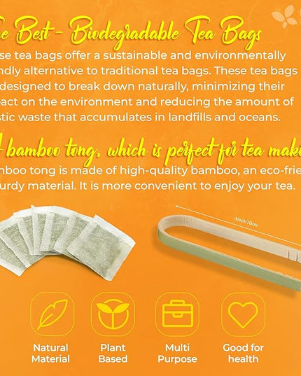 FreshDrinkUS, Premium Harmony Herbal Tea | 60 Tea bags | 100% Natural Turmeric, Hibiscus, Ashwagandha, Goji Berry, Reishi, Cinnamon & Orange Peel – Naturally Aromatic Caffeine-Free Tea