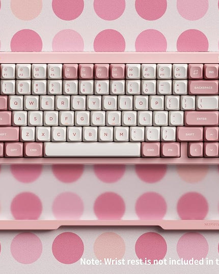 nuphy Halo75 V2 Mechancial Gaming Kyeboard,75% Wireless Hot Swappable Bluetooth Keyboard,83 Kyes RGB Backlit Keyboard,Support Bluetooth/2.4GHz/USB-C-Pink Mint Switch
