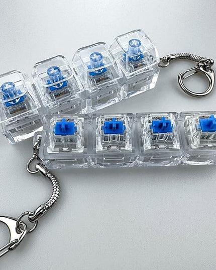 ZhouWang Blue Switch 3 Pin 50gf Pre-Lubricated,Dustproof Click Switch,Crisp clicking Sound with Strong Tactile Feedback, Suitable for 3D Click Printers and Mechanical Gaming Keyboards.(Blue,90PCS)