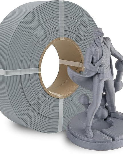 Polymaker Panchroma Refill Spool Matte Fossil Grey PLA 3D Printing Filament Refill, Compatible with All Reusable Spools and All Major FDM 3D Printers, Tangle-Free, Vibrant Colors, 1.75mm 1kg