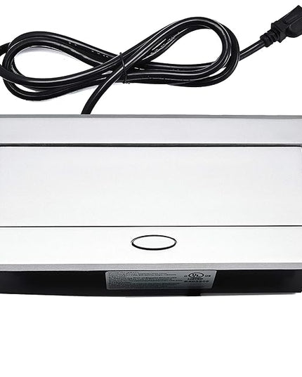 UL Approval Power Strip, Hidden Pop Up Outlet Table Connection Box, Desktop Socket with 2 Outlets & 2 USB Charging Ports for Conference Room Countertop (Silver)