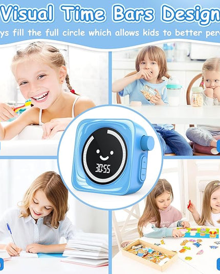 Visual Timer for Kids, 99 Minute Digital Cute Kids Visual Timer Classroom Timer for Homeschool Supplies Study Teaching Time Management Tool Countdown Timer
