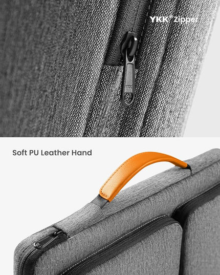 tomtoc 360 Protective Laptop Sleeve for 2025 14-inch MacBook Pro M5/M4/M3/M2 Pro/Max A3434 A3401 2025-2021, 13.5-14.4 Inch Surface Laptop 7/6/5/Studio 2/1, Water-Resistant Carrying Case