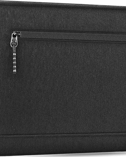Laptop Sleeve Case 15.6 Inch, Shockproof Protective Computer Cover with Front Pocket, Water Resistant Durable Laptop Carrying Bag Compatible for Lenovo, HP, Dell, Asus Notebook, Black