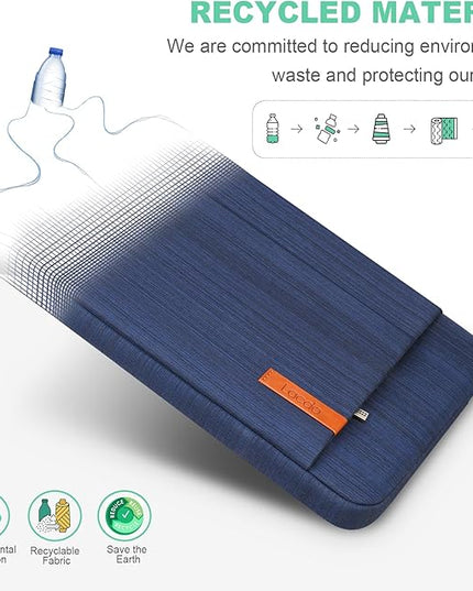 Lacdo Chromebook Case 11 Inch Laptop Sleeve for 11 Inch Acer HP Lenovo Dell Samsung ASUS Chromebook Spin 3 11, 13 inch New Surface Pro 11 Copilot+PC / 10 9 8 X, 11.6" MacBook Air Computer Bag, Blue