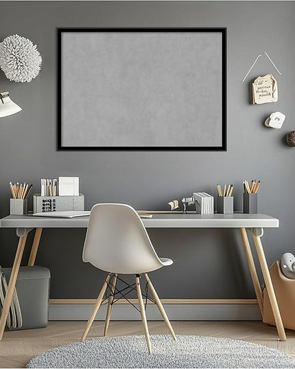 Amanti Art Black Framed Magnetic Board 21x29 Medium Vision Board for use with Magnets, 100% Metal Sheet to Display Items as Office Decor or for Home Organization in mudroom, Kitchen or Kids Room