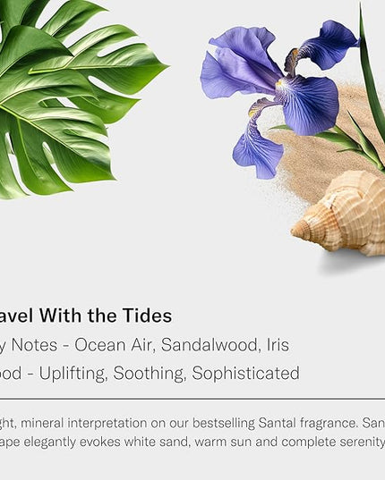 AromaTech Santal Escape Aroma Essential Oil Blend: Luxury Hotel Inspired Aromatherapy with Ocean Air, Sandalwood, Iris for Ultrasonic Diffusers & Nebulizers - 4 fl oz, 120 mL