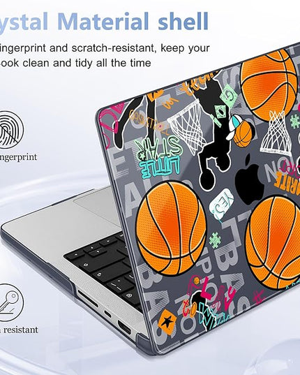 May Chen Case for MacBook Pro 14 inch, Models A2442 A2779 A2918 A2992 A3401 A3185 A3112 A3434, M1 M2 M3 M4 M5 Chip (2021-2025 Release), Plastic Hard Shell Case with Keyboard Cover, Boy Baseball