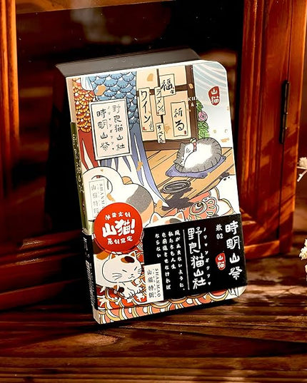 KetA Japanese Notebook – 4.7x 3 inch, (12×8 cm) 180 Sheets Mini Stationery, Cute journal for teens & women, B