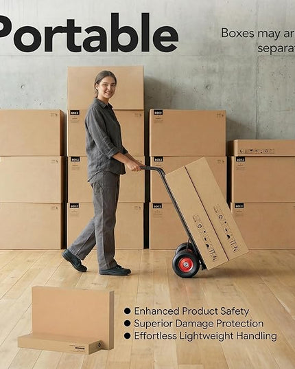 ErGear Electric Standing Desk with 5 Solid Wood Drawers, 48 x 26 Inches Whole Piece Desktop, with Desktop Riser Stand, Compatible with C-Clamp Monitor Arms, Modern Office Desk, Dark Walnut