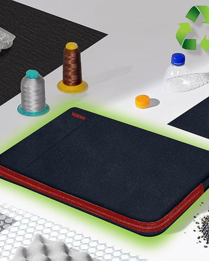 Hseok Laptop Case 13.3 Inch Sleeve Recycled Water Resistant Cover for MacBook Pro 14" M4 M3 M2 M1 and All Model 13.3" Mac Air/Pro, XPS 13 14 and Most Popular 13"-14" Notebooks,B02K02