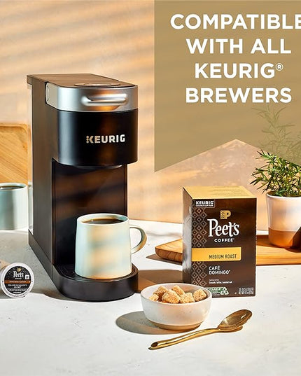 Peet's Coffee Dark Roast K-Cup Pods | Decaffeinated | House Blend | 88 Count | 4 Boxes
