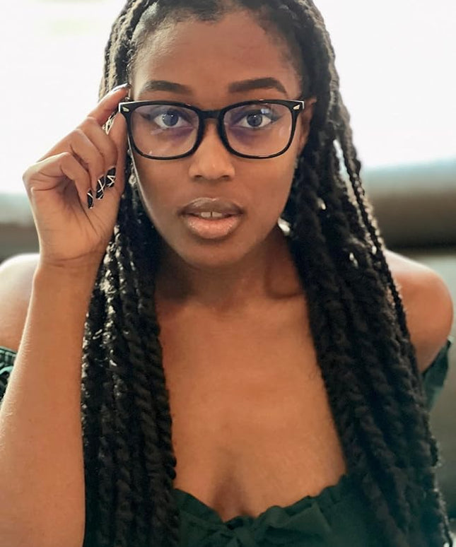 VISOONE Blue Light Blocking Glasses Square with Anti Computer Glare for Gaming Women and Men MONTANA