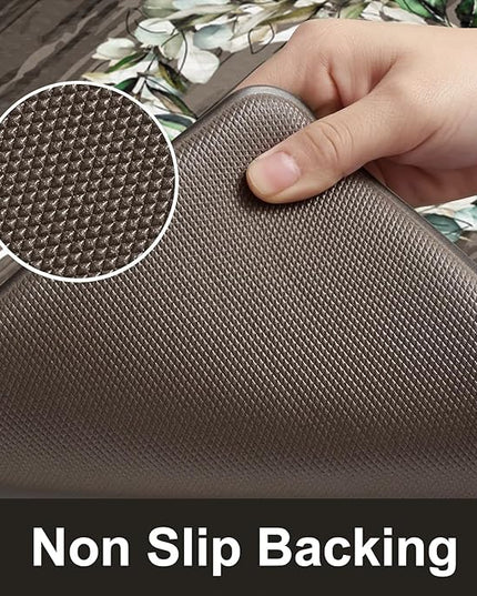 KIMODE Kitchen Mats,Anti Fatigue Kitchen Rugs Sets of 2, Non Slip Waterproof Kitchen Floor Mats, Ergonomic Cushioned Comfort Standing Mat for Home,Laundry, Office,Sink,Desk