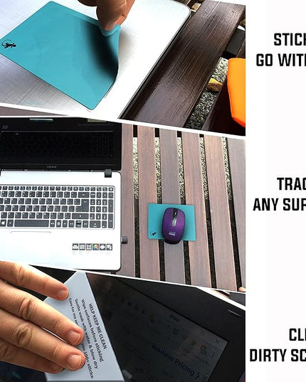 Mouse Pad Adhesive Travel (Blue)