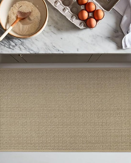 Artoid Mode Washable Non Slip Rubber Backing Kitchen Rugs Doormat, Absorbent Kitchen Floor Mats Front of Sink Kitchen Mats for Floor Home Decor 20x32 Inch