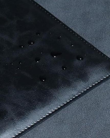 Leather Laptop Sleeve Compatible with MacBook Pro 16 Inch M4 M3 M2 M1 Pro/Max＆MacBook Air 15 Inch M4 M3 M2, Genuine Leather Protective Case Cover,Black