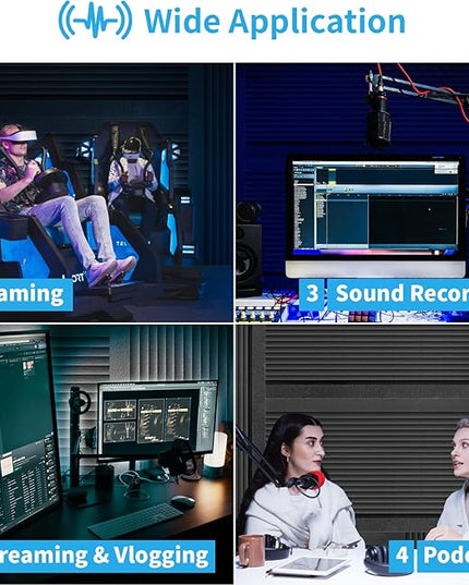 Art3d 4-Pack Wedge Design Acoustic Foam Panels, 48" x 24" x 2" High-Density Soundproof Foam Wall Panels for Wall, Ceiling, Quick-Recovery Noise Dampening Panels for Office, Studio and Home