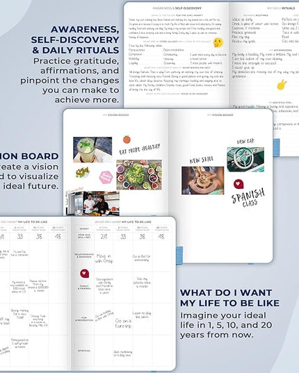 Clever Fox Planner Schedule – Undated Weekly & Monthly Life Planner with Time Slots, Appointment Book & Daily Organizer, A5 (Periwinkle)