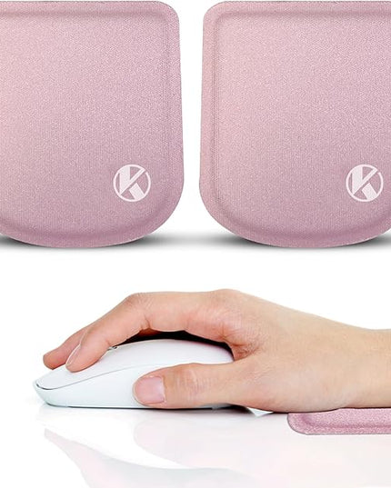 KOVEHN Ultra-Thin Laptop Wrist Rest Pads (Pastel Pink)