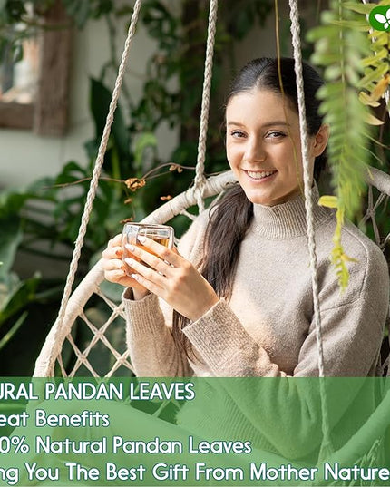 FreshDrinkUS, Premium 2oz Natural Pandan Leaves Dried, 100% Pure Dried Pandan Leaves, Pandan Leaf Tea, No Additives, No Caffeine, Vegan (2 oz Dried Leaves)