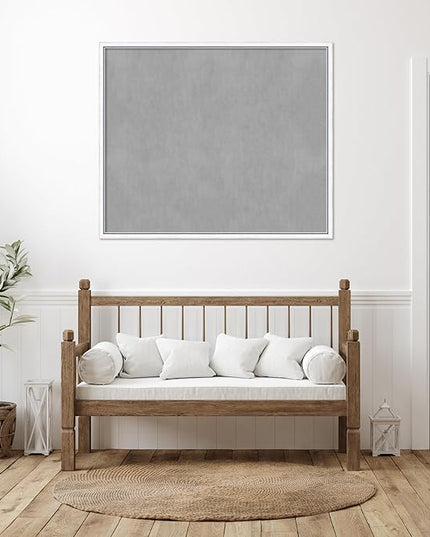 Amanti Art White Framed Magnetic Board 42x50 Oversize Vision Board for use with Magnets, 100% Metal Sheet to Display Items as Office Decor or for Home Organization in mudroom, Kitchen or Kids Room