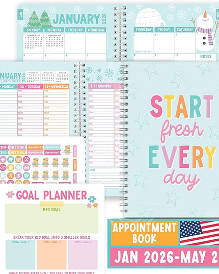Hourly Appointment Book 2026-2027 - Appt Book 2026, Hourly Daily Weekly Monthly 2026 Appointment Planner, Schedule Planner, Scheduling Books, Appointments Calendar Home Office Business