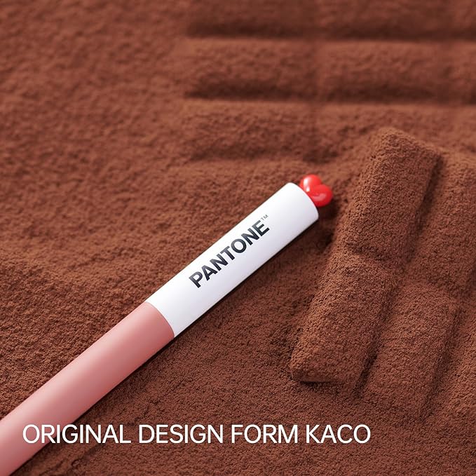 Kaco FIRST Gel Pens 2 Pieces with Black Ink, 0.5 mm Fine Point, Smooth Writing Experience, Aesthetic Cute Stationery for Journaling, Note Taking Pens (2025)
