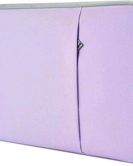 360° Upgraded Laptop Protective Sleeve Case for 2025-2021 MacBook Pro 16 inch M4/M3/M2/M1 Pro/Max, Shockproof Water-Resistant MacBook Laptop Bag with Accessory Pocket, Purple