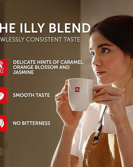 illy Instant Coffee, Classico Medium Roast, 100% Arabica, Premium Italian Coffee, 3.3oz, 6 Pack