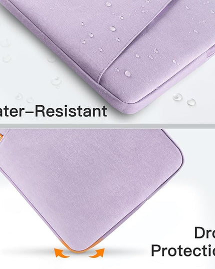 JETech Laptop Sleeve for 14-Inch MacBook Air/Pro, MacBook Pro M5/M4/M3/M2/M1 2021-2025, Waterproof Bag Case with Pocket, Compatible with 14 Inch Notebook (Light Purple)